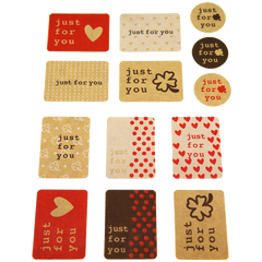 Just for You Sticker for Gift Wrapping 130 Stickers Great for Card making Home Baking