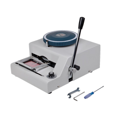 TMS 72 character Letters Manual Embosser Credit Id PVC Card VIP Embossing Machine