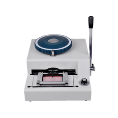 TMS 72 character Letters Manual Embosser Credit Id PVC Card VIP Embossing Machine